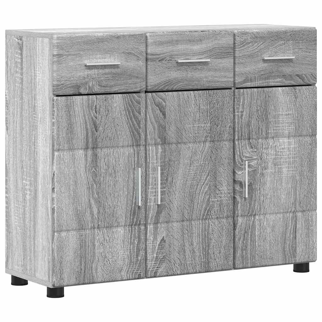 Credenza Grigio Sonoma 88,5 x 30,5 x 73 cm Legno multistrato 880317