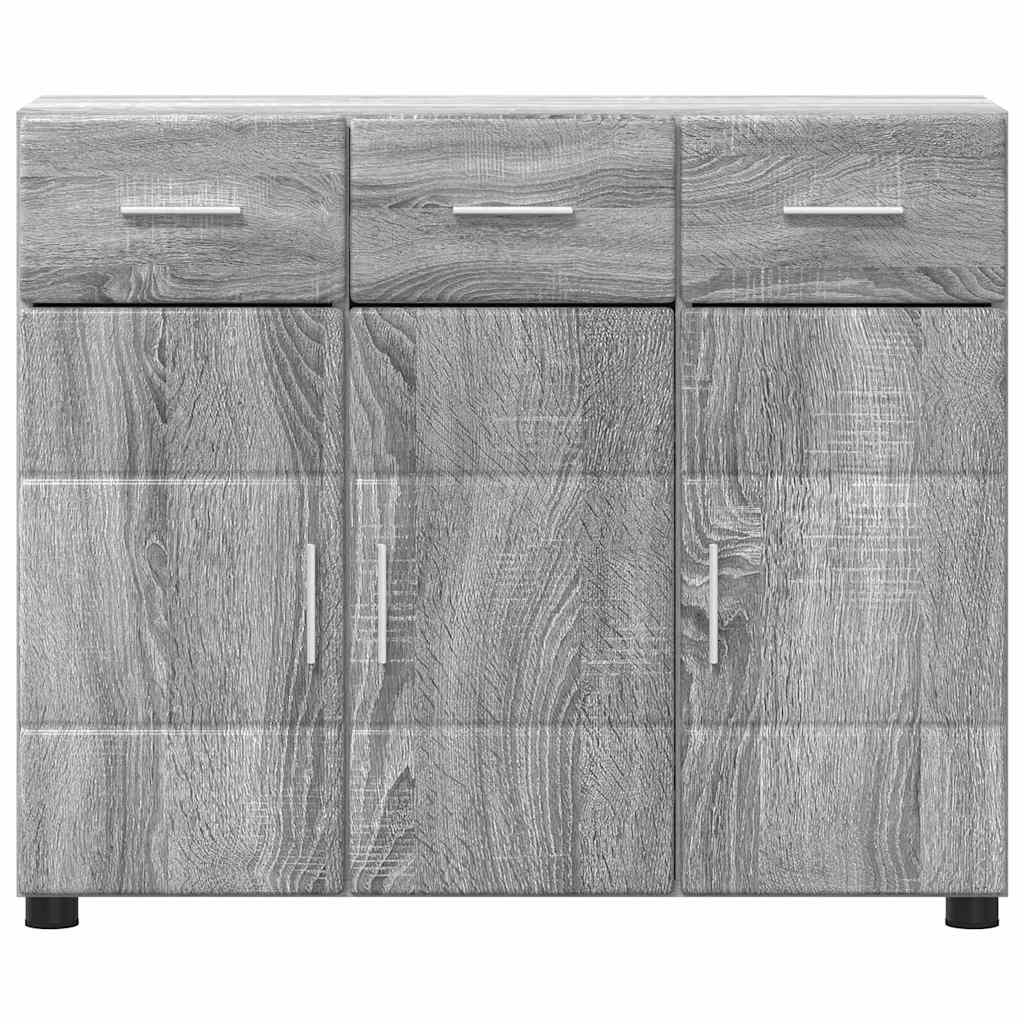 Credenza Grigio Sonoma 88,5 x 30,5 x 73 cm Legno multistrato 880317