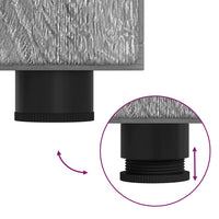 Credenza Grigio Sonoma 88,5 x 30,5 x 73 cm Legno multistrato 880317