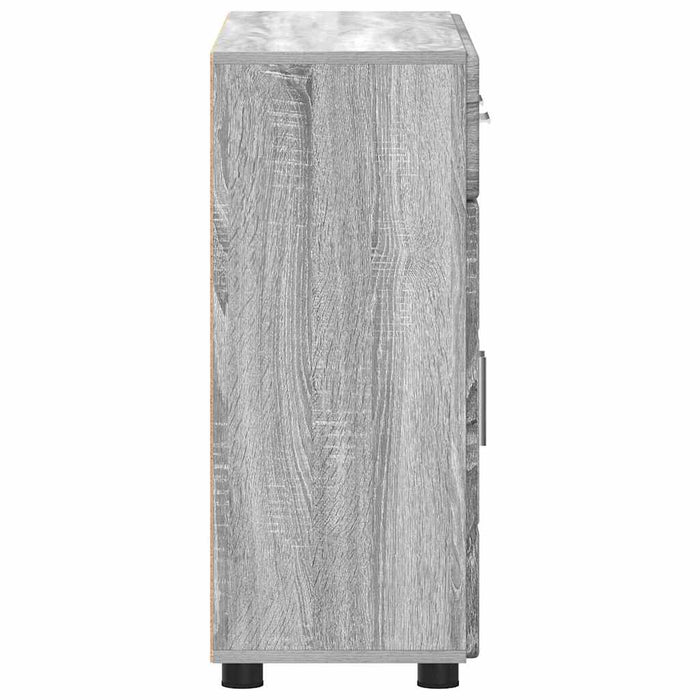 Credenza Grigio Sonoma 88,5 x 30,5 x 73 cm Legno multistrato 880317