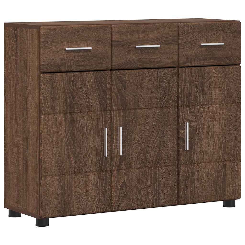 Credenza Rovere Marrone 88,5 x 30,5 x 73 cm Legno multistrato 880318