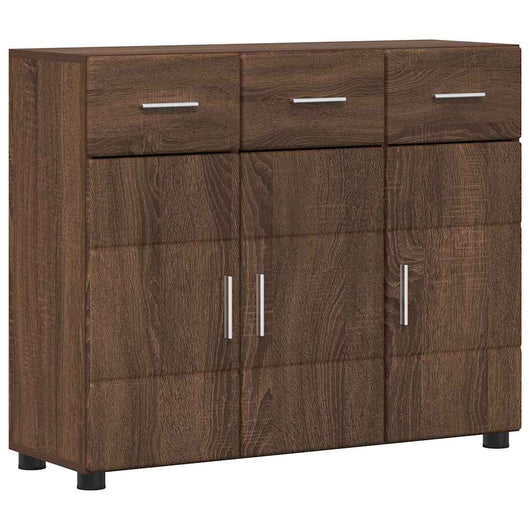 Credenza Rovere Marrone 88,5 x 30,5 x 73 cm Legno multistrato 880318