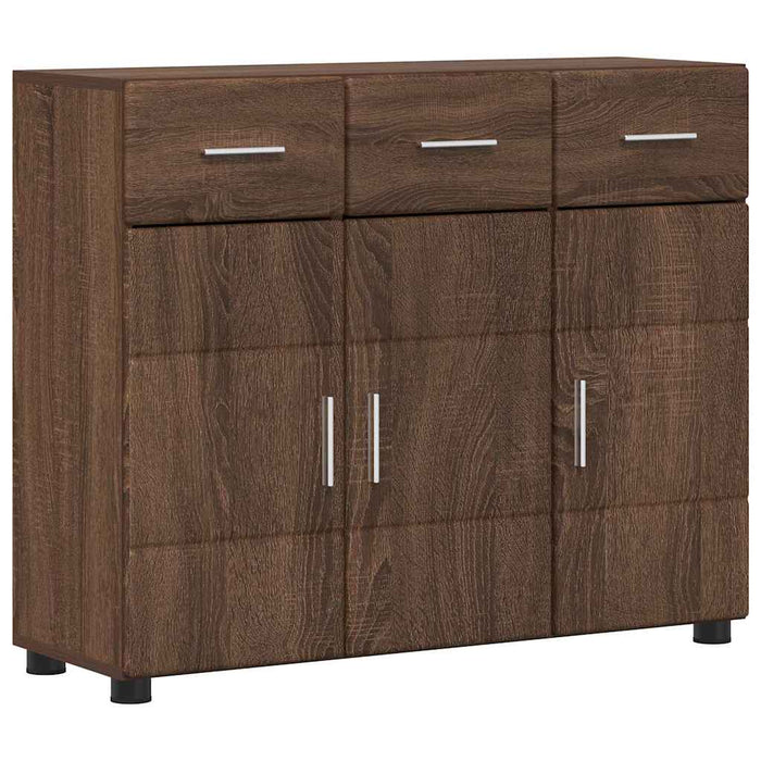 Credenza Rovere Marrone 88,5 x 30,5 x 73 cm Legno multistrato 880318