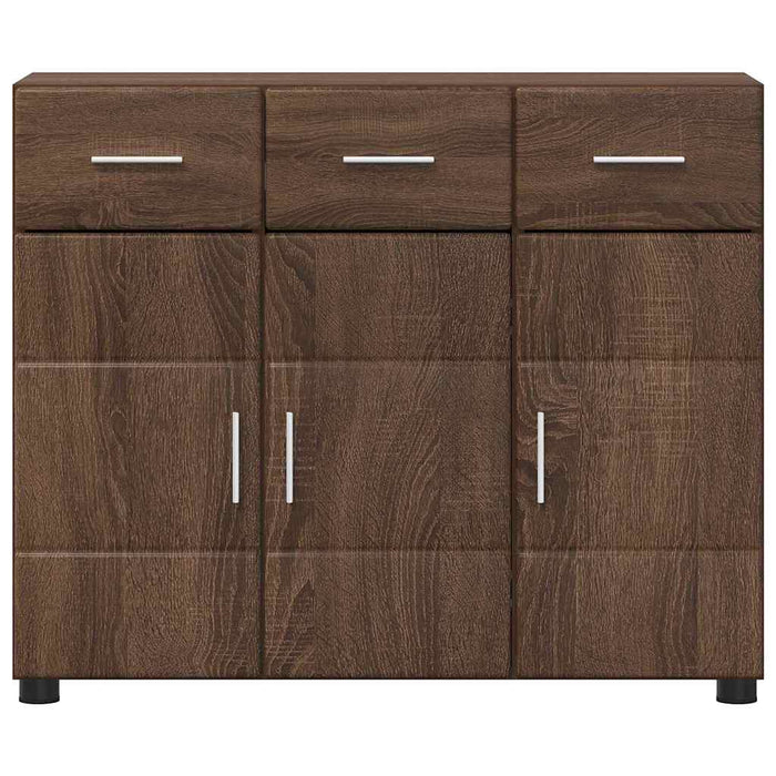 Credenza Rovere Marrone 88,5 x 30,5 x 73 cm Legno multistrato 880318