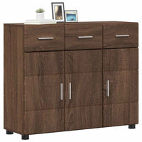 Credenza Rovere Marrone 88,5 x 30,5 x 73 cm Legno multistrato 880318