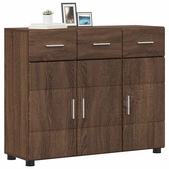 Credenza Rovere Marrone 88,5 x 30,5 x 73 cm Legno multistrato 880318