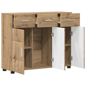 Credenza con lo scaffale Rovere artigianale 88,5 x 30,5 x 73 cm 880320
