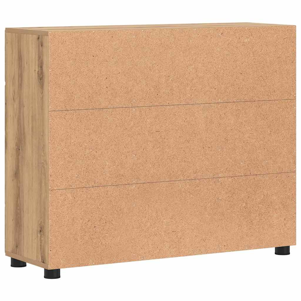 Credenza con lo scaffale Rovere artigianale 88,5 x 30,5 x 73 cm 880320