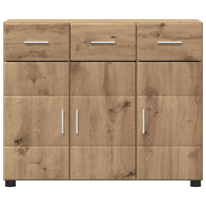 Credenza con lo scaffale Rovere artigianale 88,5 x 30,5 x 73 cm 880320