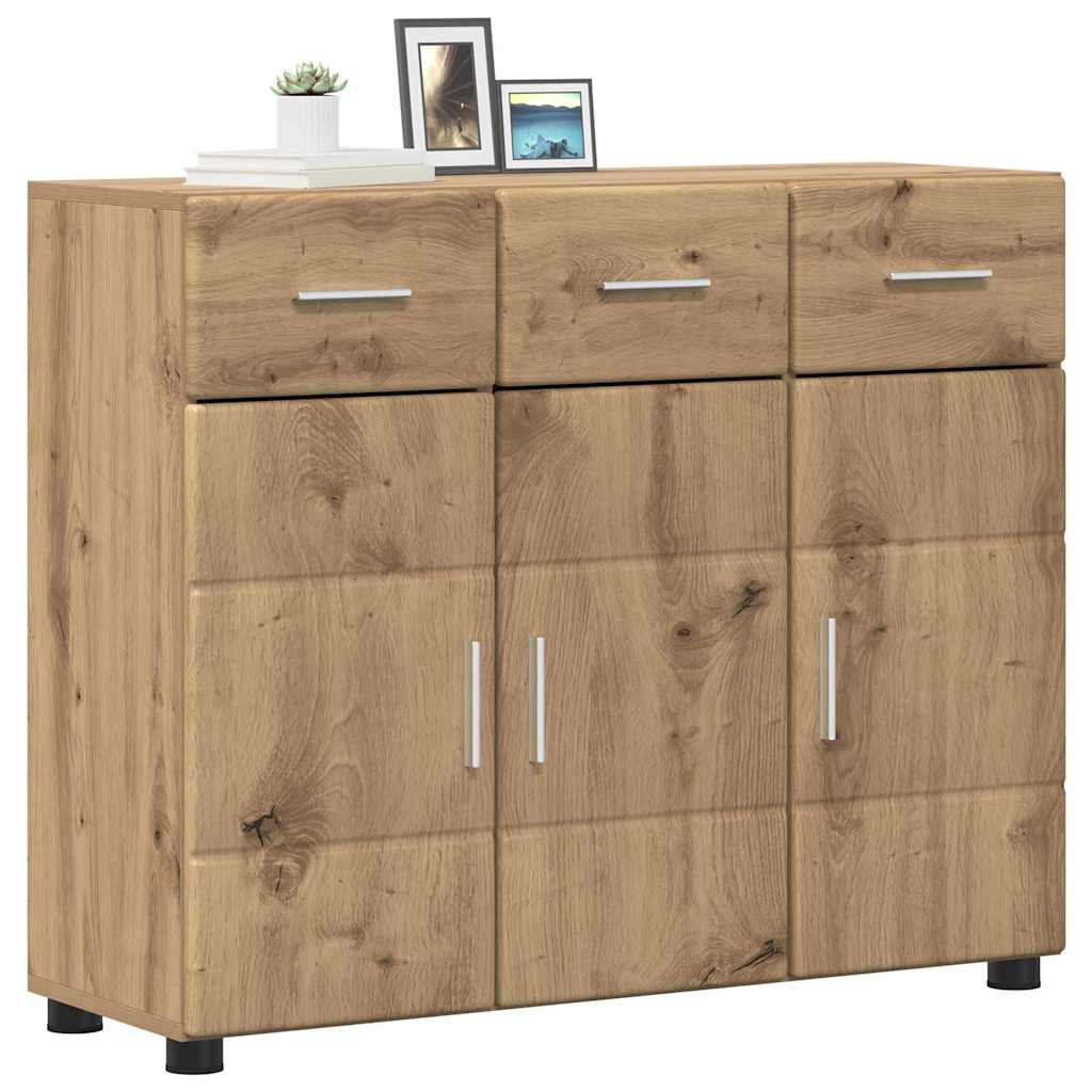 Credenza con lo scaffale Rovere artigianale 88,5 x 30,5 x 73 cm 880320