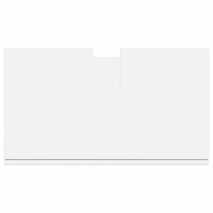 Mobile per lavabo da bagno con porta Bianco 60 x 34 x 63 cm 880321