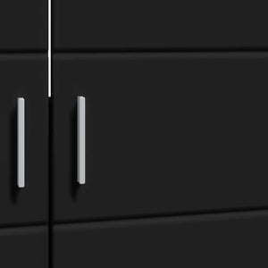 Mobile per lavabo da bagno con porta Nero 60 x 34 x 63 cm 880322