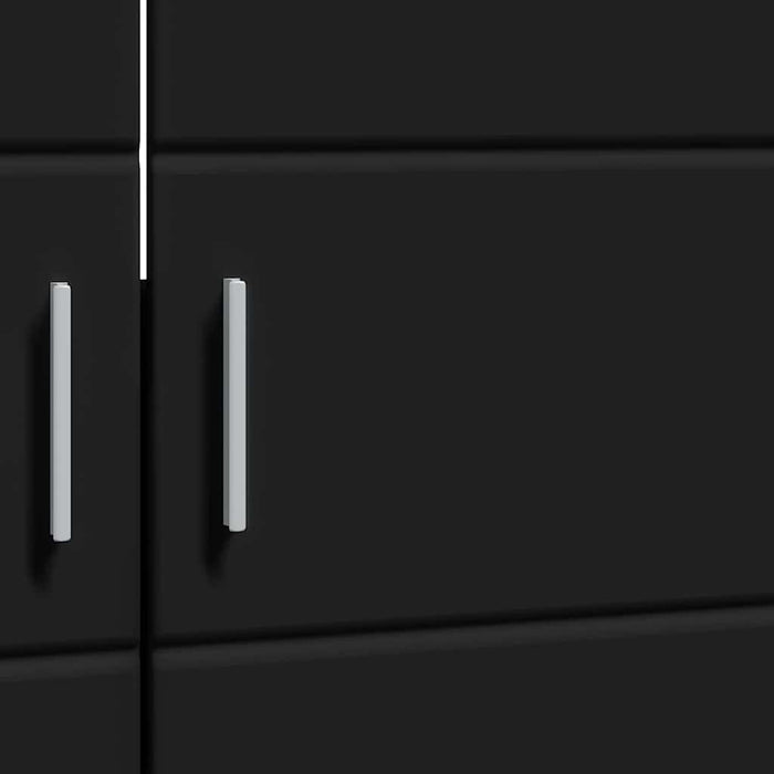 Mobile per lavabo da bagno con porta Nero 60 x 34 x 63 cm 880322