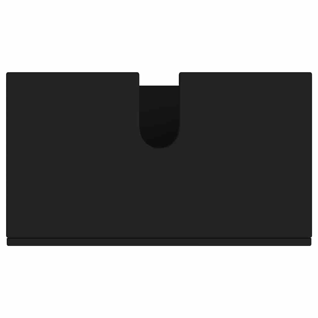 Mobile per lavabo da bagno con porta Nero 60 x 34 x 63 cm 880322