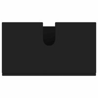 Mobile per lavabo da bagno con porta Nero 60 x 34 x 63 cm 880322