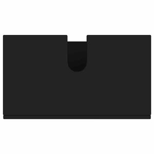 Mobile per lavabo da bagno con porta Nero 60 x 34 x 63 cm 880322