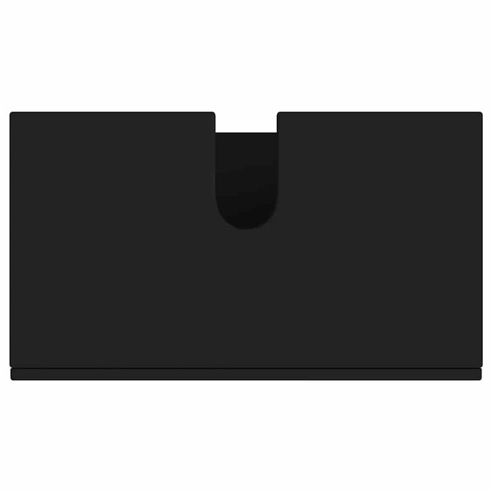 Mobile per lavabo da bagno con porta Nero 60 x 34 x 63 cm 880322