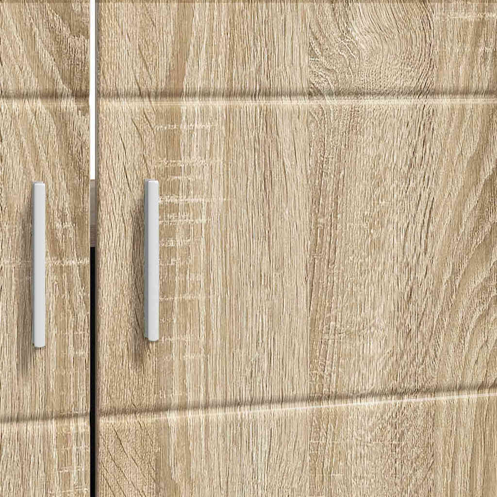 Mobile per lavabo da bagno rovere sonoma 60 x 34 x 63 cm 880323