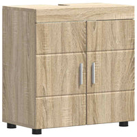 Mobile per lavabo da bagno rovere sonoma 60 x 34 x 63 cm 880323