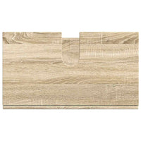 Mobile per lavabo da bagno rovere sonoma 60 x 34 x 63 cm 880323