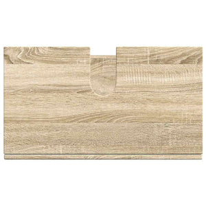 Mobile per lavabo da bagno rovere sonoma 60 x 34 x 63 cm 880323