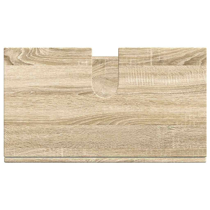 Mobile per lavabo da bagno rovere sonoma 60 x 34 x 63 cm 880323