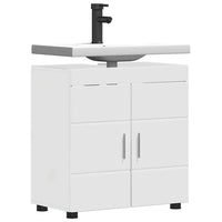 Mobile per lavabo da bagno Bianco lucido 60 x 34 x 63 cm 880325