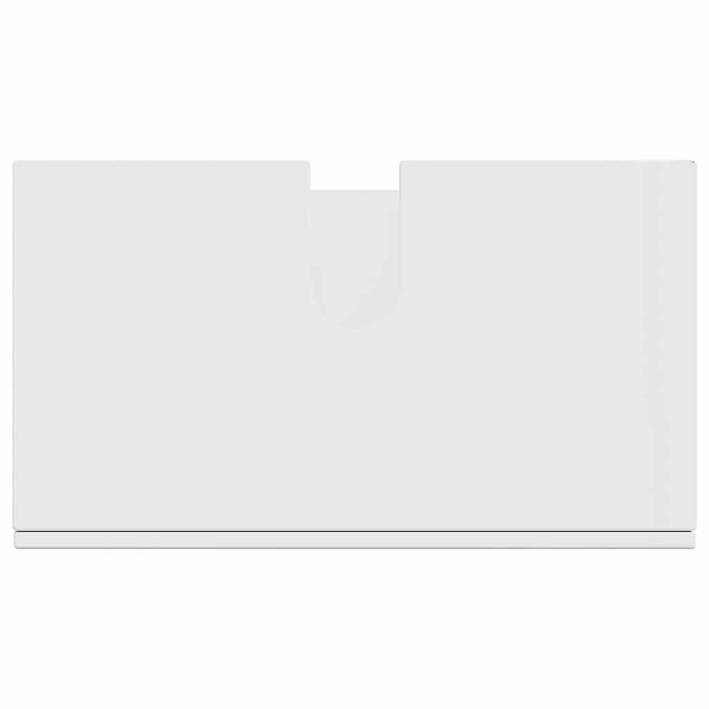 Mobile per lavabo da bagno Bianco lucido 60 x 34 x 63 cm 880325