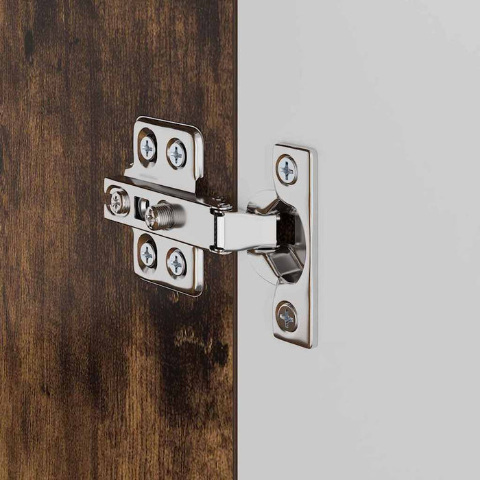 Mobile per lavabo da bagno Rovere fumo 60 x 34 x 63 cm 880326