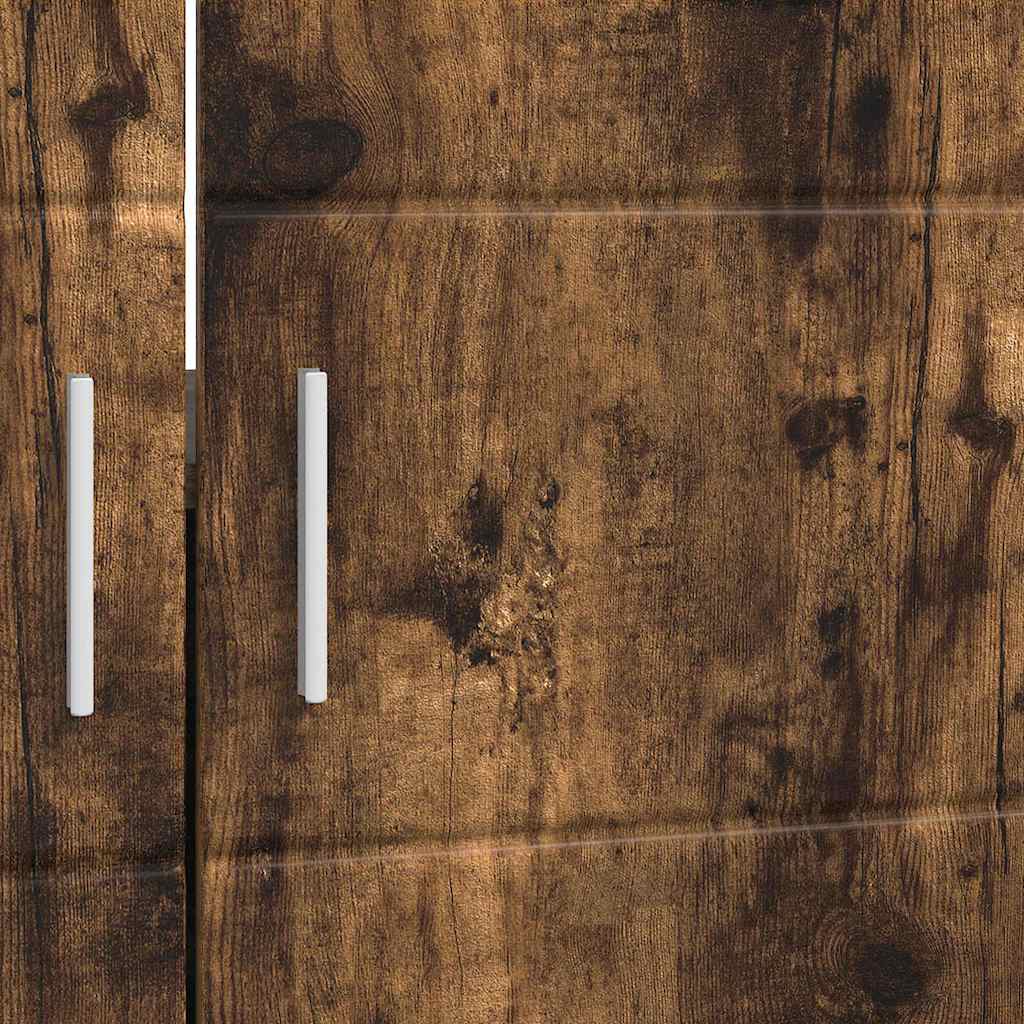 Mobile per lavabo da bagno Rovere fumo 60 x 34 x 63 cm 880326