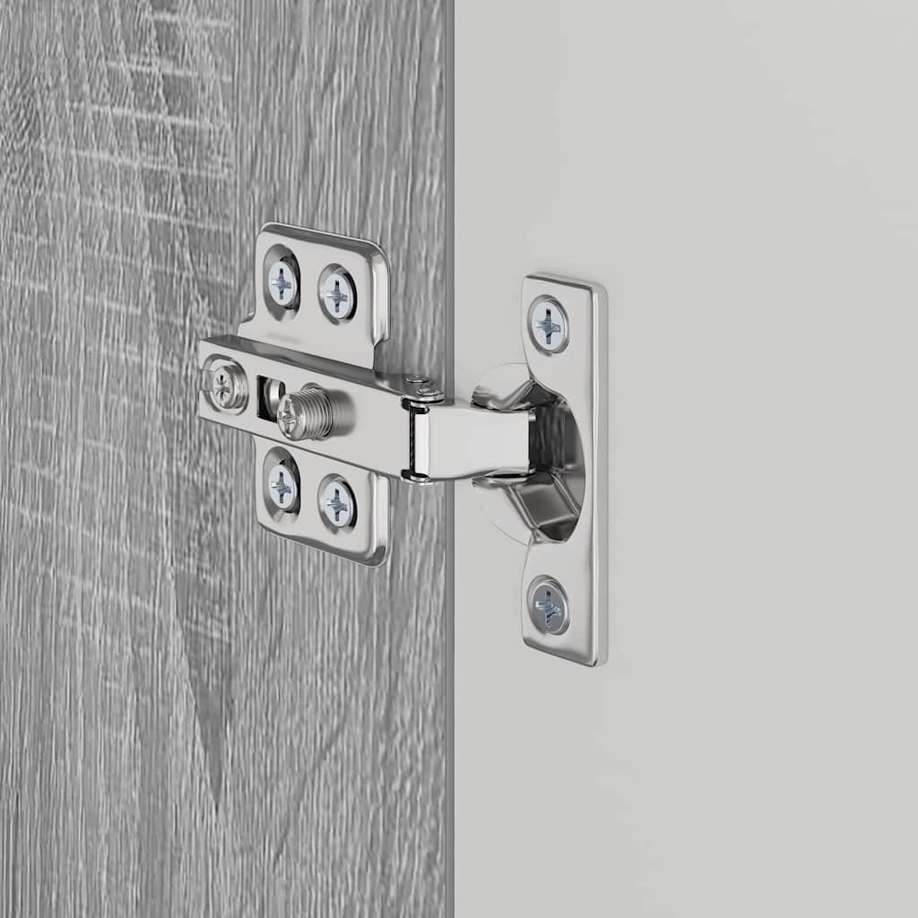 Mobile per lavabo da bagno Grigio sonoma 60 x 34 x 63 cm 880327