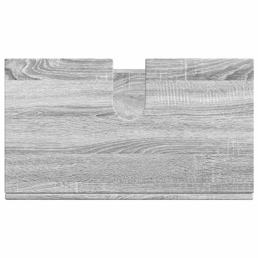 Mobile per lavabo da bagno Grigio sonoma 60 x 34 x 63 cm 880327