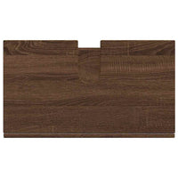 Mobile per lavabo da bagno Rovere marrone 60 x 34 x 63 cm 880328