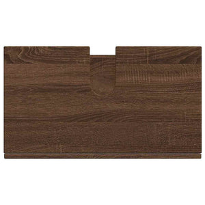 Mobile per lavabo da bagno Rovere marrone 60 x 34 x 63 cm 880328