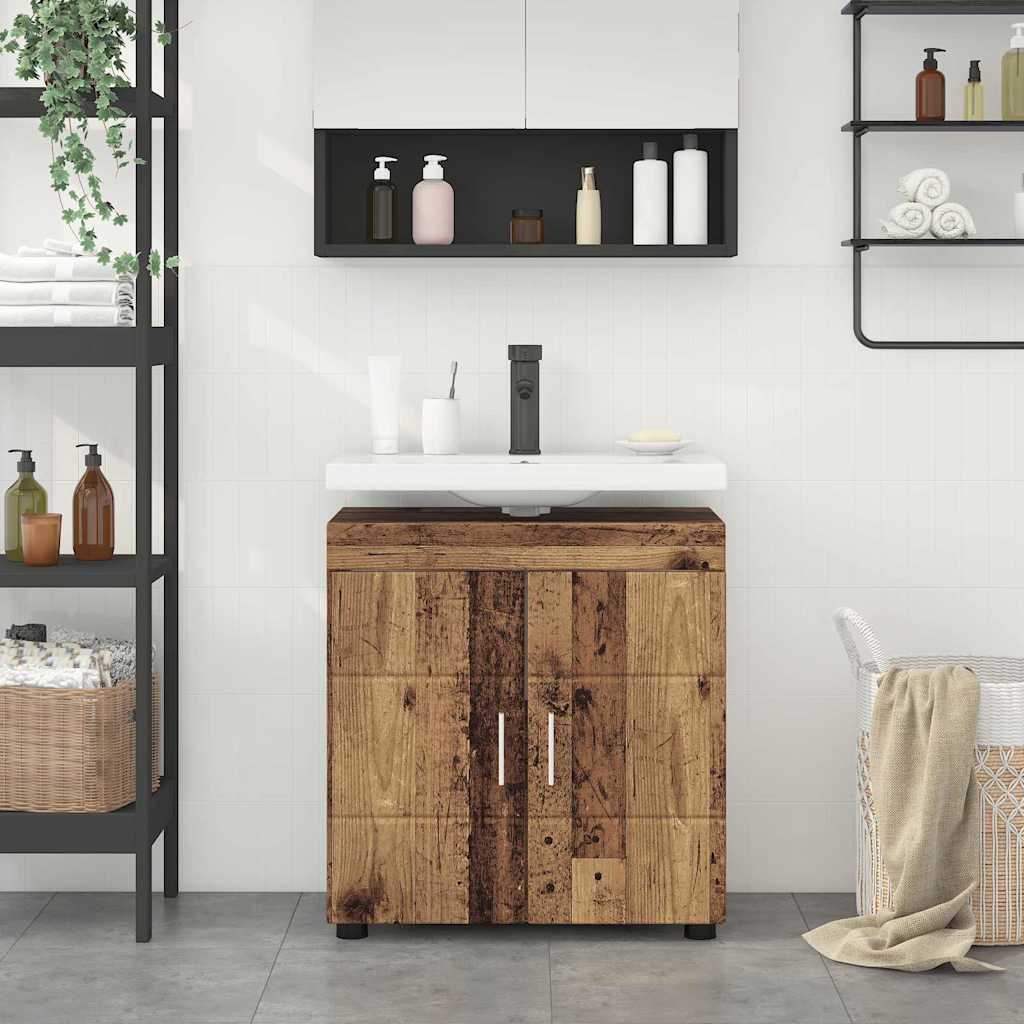 Mobile per lavabo da bagno Legno vecchio 60 x 34 x 63 cm 880329