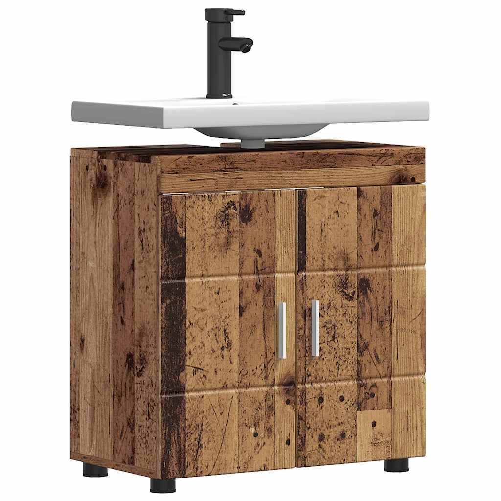 Mobile per lavabo da bagno Legno vecchio 60 x 34 x 63 cm 880329