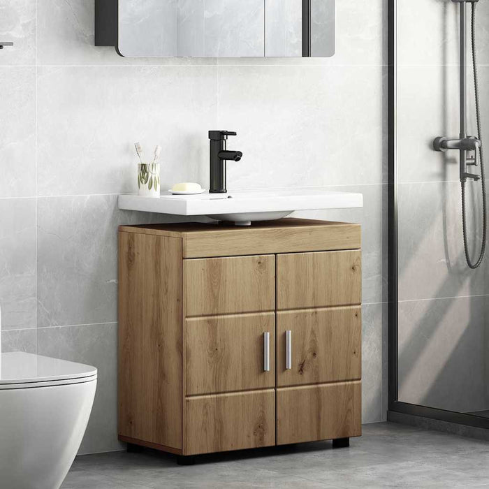 Mobile per lavabo da bagno rovere artigianale 60 x 34 x 63 cm 880330