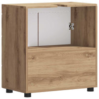 Mobile per lavabo da bagno rovere artigianale 60 x 34 x 63 cm 880330