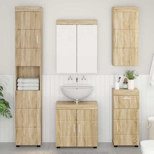 Armadio da bagno a muro TULUM Rovere Sonoma 37 x 24,5 x 86 cm 880333