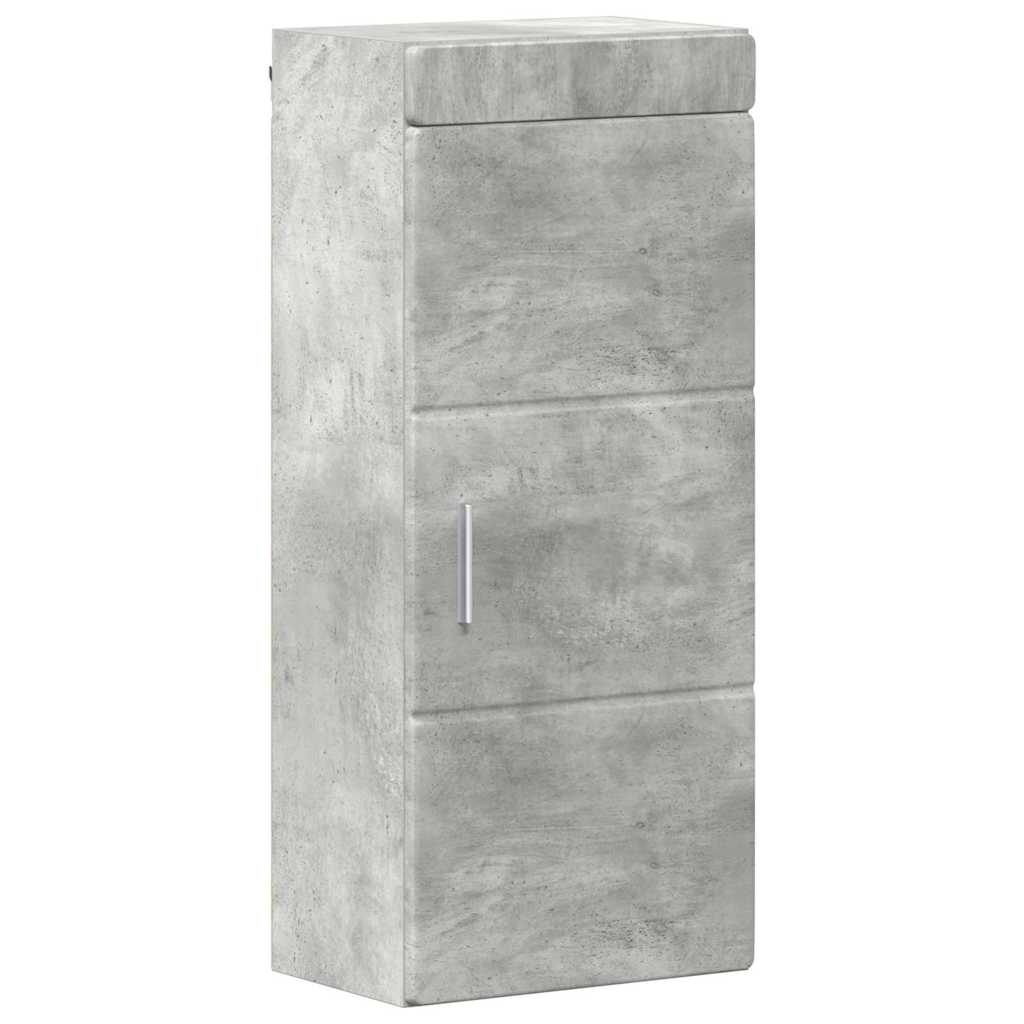 Armadio da bagno a muro TULUM Grigio cemento 37 x 24,5 x 86 cm 880334