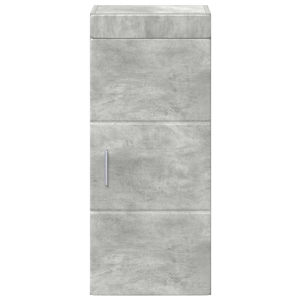 Armadio da bagno a muro TULUM Grigio cemento 37 x 24,5 x 86 cm 880334