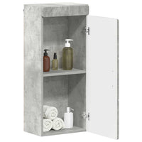 Armadio da bagno a muro TULUM Grigio cemento 37 x 24,5 x 86 cm 880334