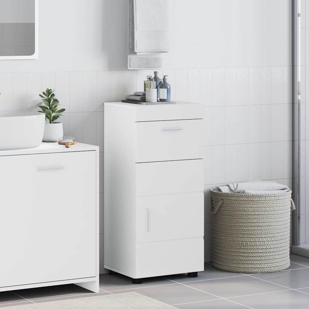 Mobile da Bagno Bianco 37 x 31.5 x 82 cm Legno multistrato 880341