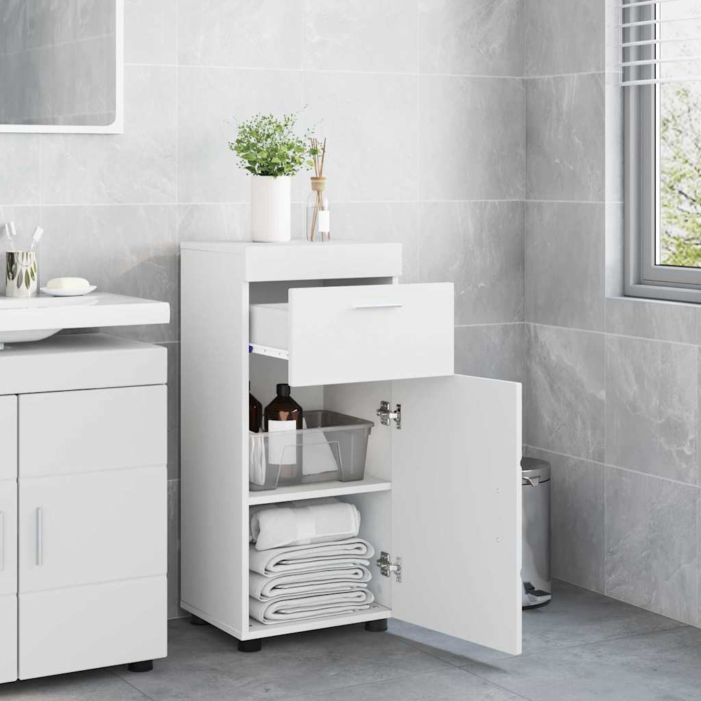 Mobile da Bagno Bianco 37 x 31.5 x 82 cm Legno multistrato 880341