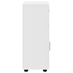 Mobile da Bagno Bianco 37 x 31.5 x 82 cm Legno multistrato 880341