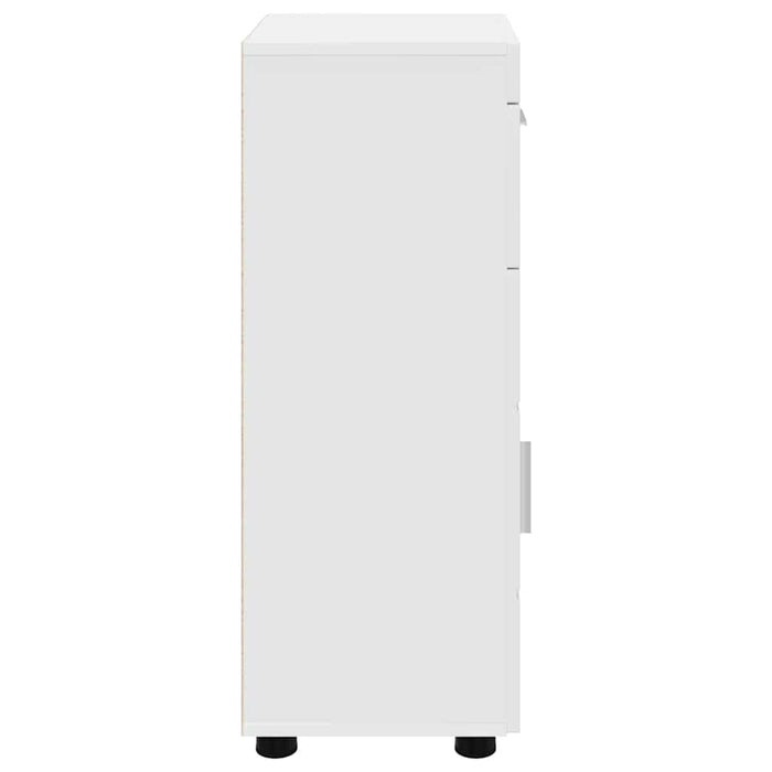 Mobile da Bagno Bianco 37 x 31.5 x 82 cm Legno multistrato 880341