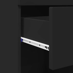 Mobile da Bagno Nero 37 x 31.5 x 82 cm Legno multistrato 880342