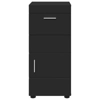 Mobile da Bagno Nero 37 x 31.5 x 82 cm Legno multistrato 880342