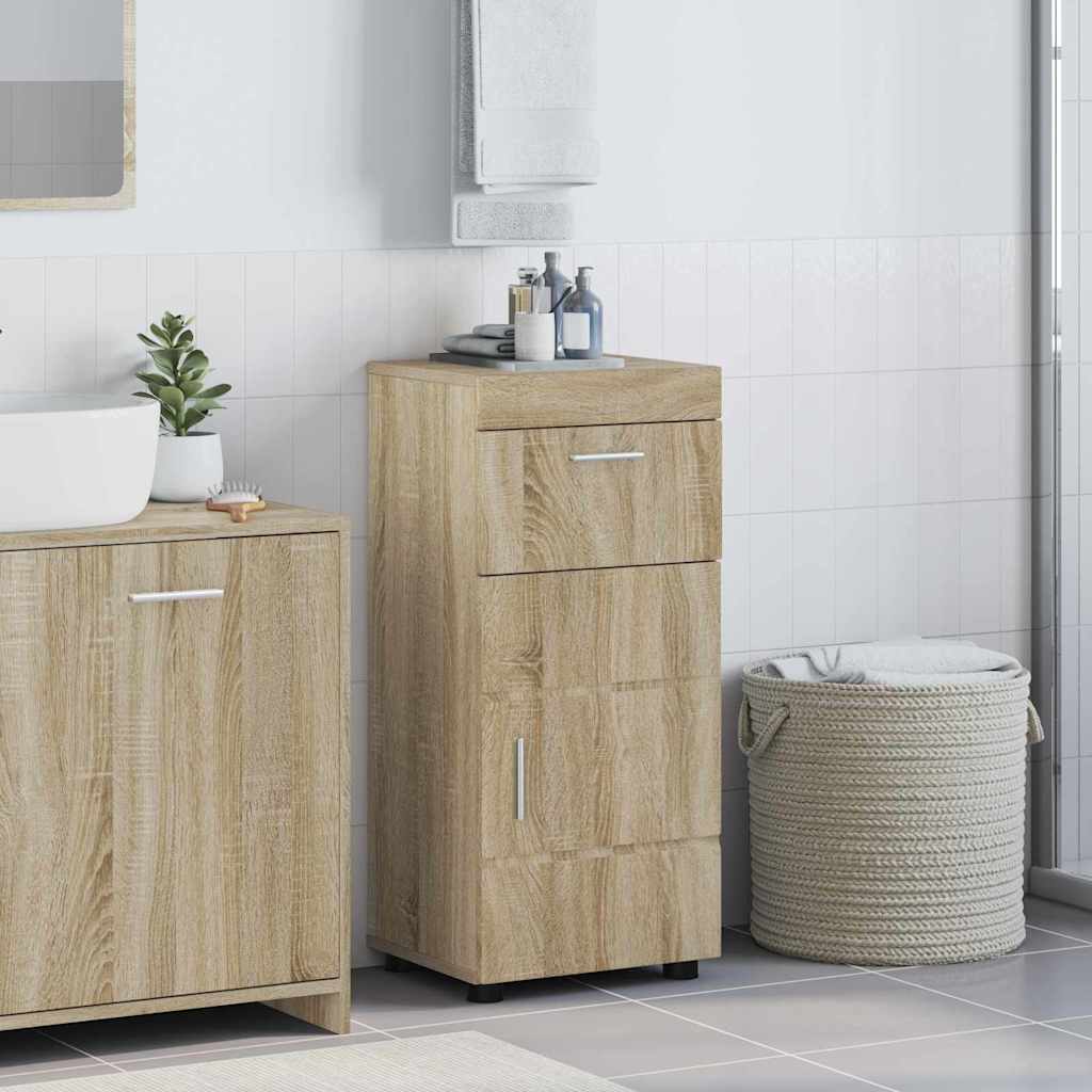 Mobile da Bagno con porta rovere sonoma 37 x 31.5 x 82 cm 880343