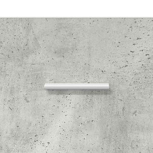 Mobile da Bagno con porta Grigio cemento 37 x 31.5 x 82 cm 880344